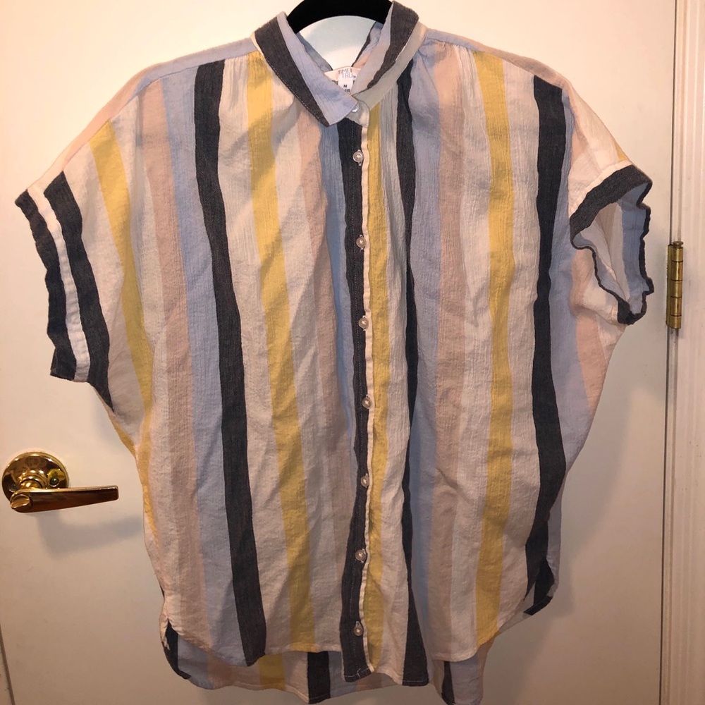 Time and Tru Button Down Blouse